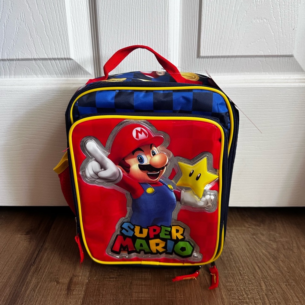 NWT Super Mario Lunch Tote